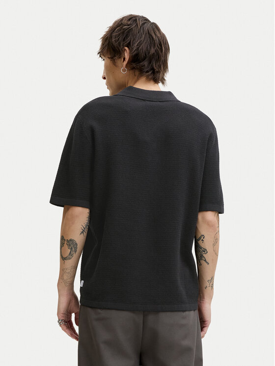 Jack & Jones Jack & Jones Sweter George 12268281 Czarny Relaxed Fit