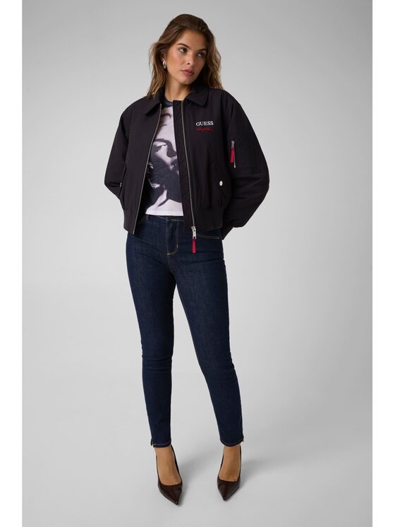 Guess Guess Kurtka przejściowa 184344 Czarny Classic Fit