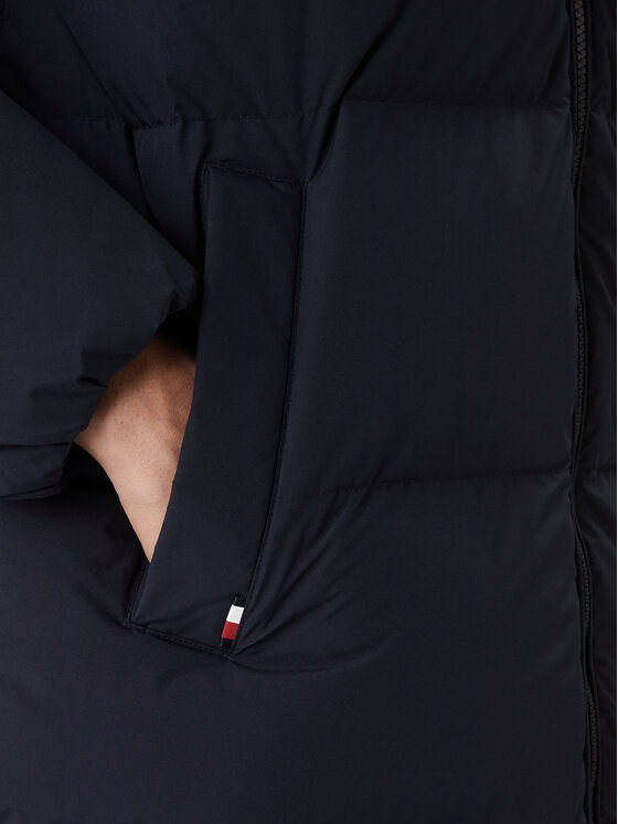 Tommy Hilfiger Tommy Hilfiger Vatovaná bunda MW0MW40628 Tmavomodrá Regular Fit