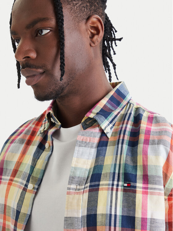 Tommy Hilfiger Tommy Hilfiger Πουκάμισο MW0MW43126 Έγχρωμο Regular Fit