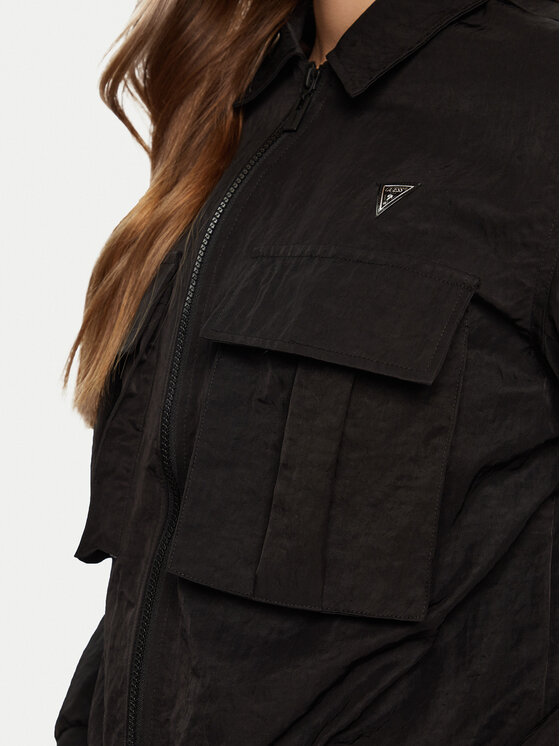 Guess Guess Übergangsjacke V5RL03 WGYB0 Schwarz Regular Fit