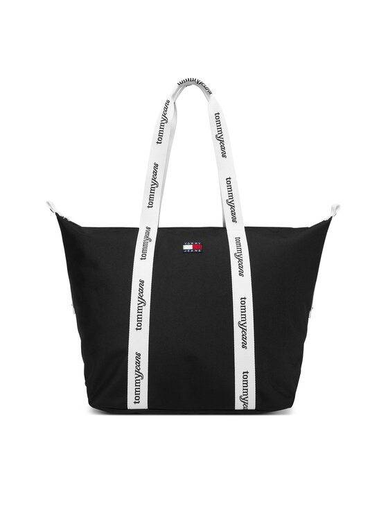 Tommy Hilfiger Tommy Hilfiger Τσάντα Tjw Ess Daily Tote AW0AW18461 Μαύρο