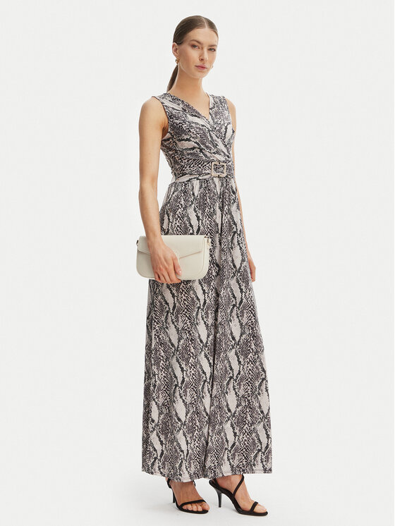 Morgan Morgan Літня сукня 261-RVIP Бежевий Slim Fit