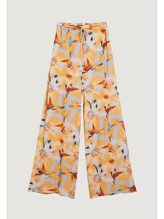 Desigual Desigual Stoffhose Pant Preston 26SWPW38 Orange Relaxed Fit