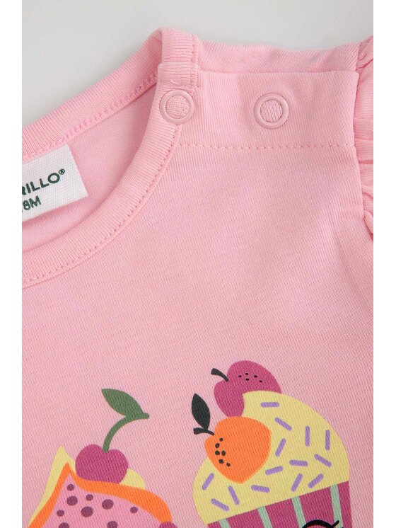 Coccodrillo Coccodrillo Detské body WC6112201HGN-033 Ružová Regular Fit