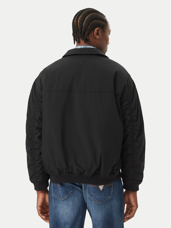 Tommy Jeans Tommy Jeans Bomberjacke Flag Aviator  DM0DM23499 Schwarz Relaxed Fit