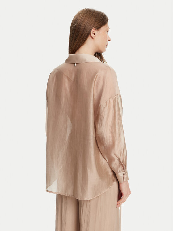 Bomboogie Bomboogie Camicia SW9007TLYA5 Beige Relaxed Fit