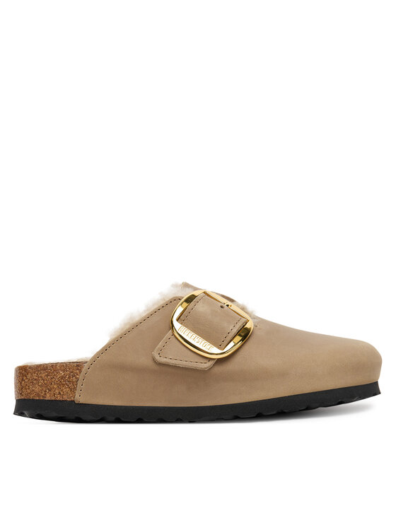Birkenstock Birkenstock Natikače Boston Big Buckle Shearling 1030444 Smeđa