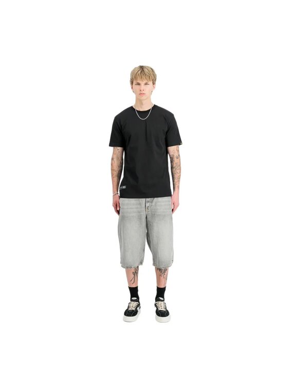 Alpha Industries Alpha Industries T-Shirt AI.258505 Czarny Regular Fit