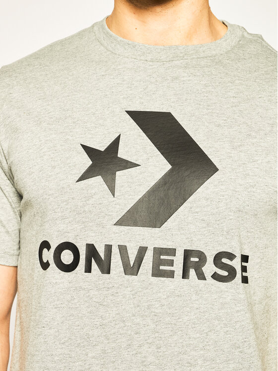 Converse Converse Tricou Star Chevron 10018568-A03 Gri Regular Fit