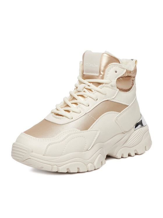 DeeZee DeeZee Schnürschuhe CEO-TS5227K-12 Écru