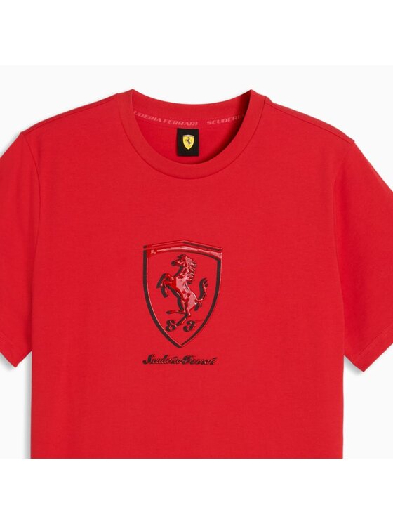 Puma Puma T-Shirt 637004 Czerwony Regular Fit