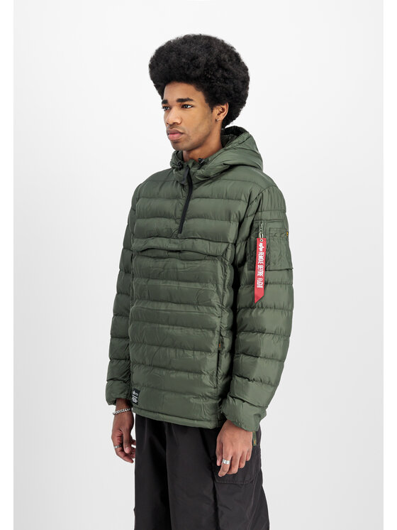 Alpha Industries Alpha Industries Kurtka anorak Puffer Anorak Zielony Regular Fit