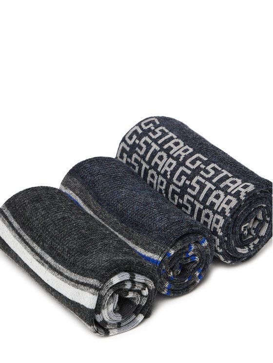 G-STAR G-STAR Garās zeķes AS_G-STAR_W_047_SS25 (3-PACK) Melns