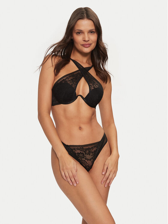 Hunkemoller Reggiseno con ferretto Vera 206278 Nero Modivo