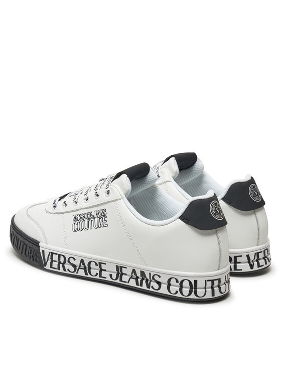 【関税/送料無料】VERSACE JEANS Sneakers 77YA3SJ7 Bianco VERSACE JEANS COUTURE FONDO SNEAKER – BLUE CITY NYC