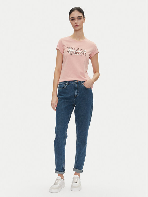 Pepe Jeans Pepe Jeans T-shirt Rosalind PL506034 Ružičasta Regular Fit