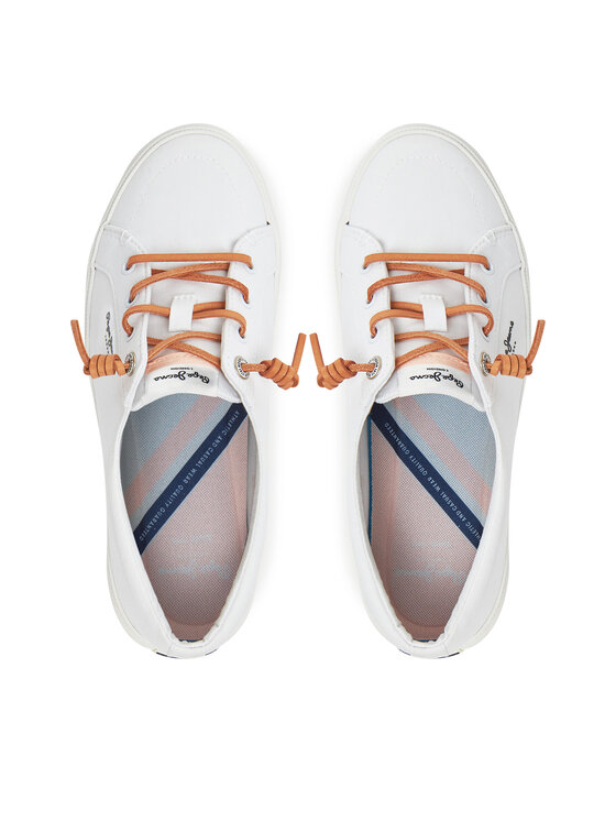 Pepe Jeans Pepe Jeans Tenisice Kenton Block W PLS31590 Bijela