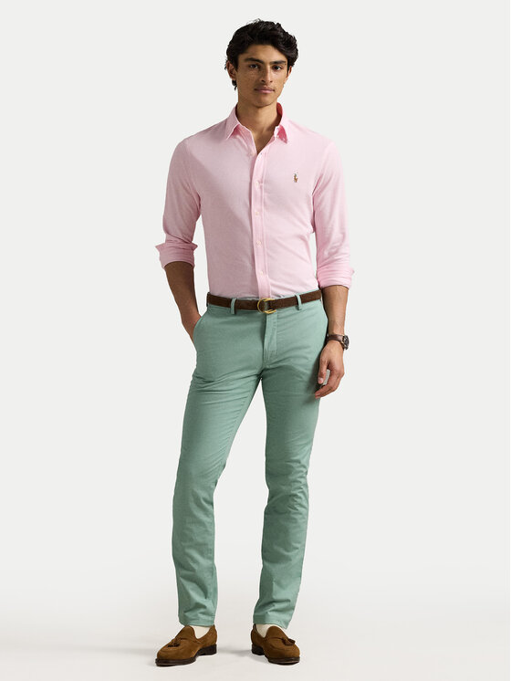 Polo Ralph Lauren Polo Ralph Lauren Πουκάμισο 710932545012 Ροζ Slim Fit