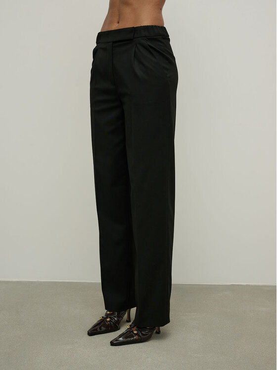 La Mania La Mania Pantalone da abito SKYLINE Nero Classic Fit