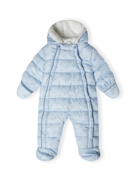 minoti minoti Kombinezon zimowy 31BABYSNOW11 Niebieski Regular Fit