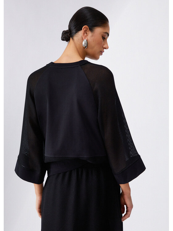 Liu Jo Liu Jo Bluza TA6281J385522222 Czarny Regular Fit