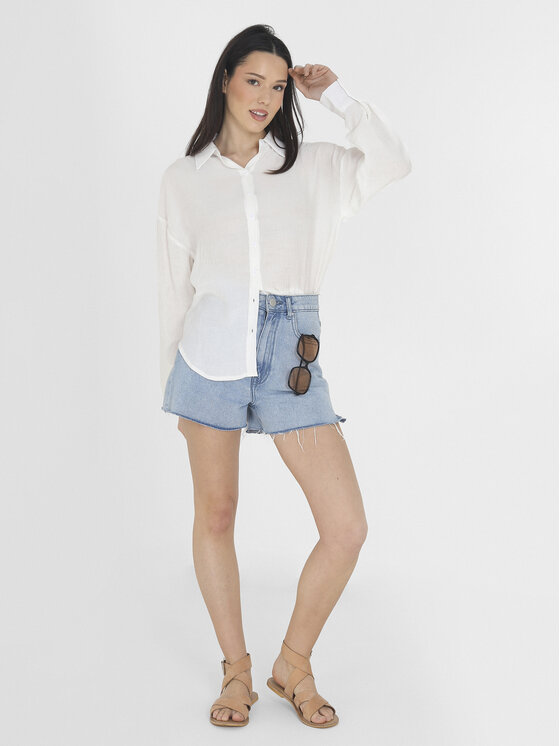 Brave Soul Brave Soul Marškiniai LSH-573KENDALL Balta Straight Fit
