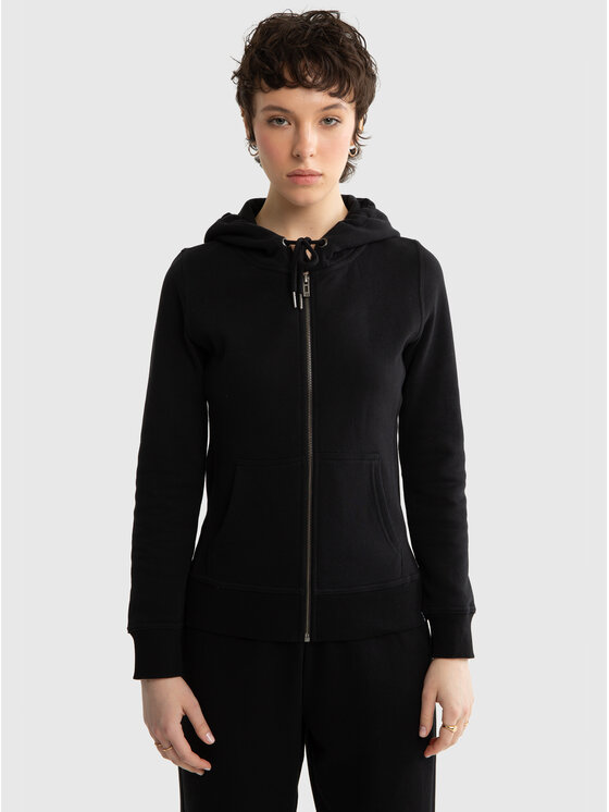 BIG STAR BIG STAR Bluza LAURISANA Czarny Slim Fit