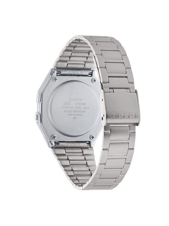 Casio Casio Ročna ura Vintage A158WEA-1EF Srebrna