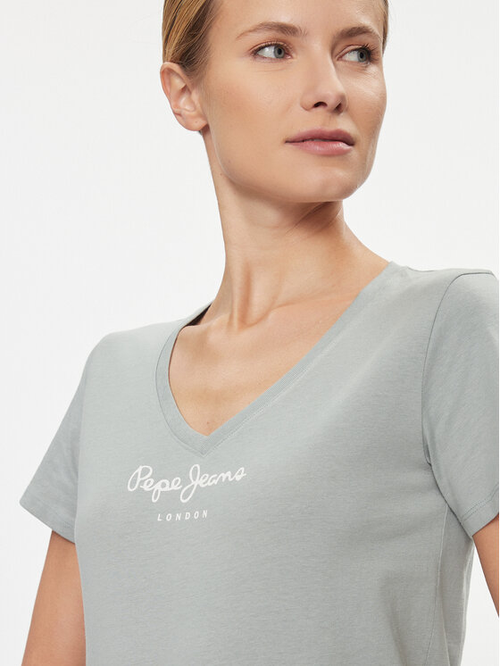 Pepe Jeans Pepe Jeans T-Shirt Wendy PL505482 Grün Regular Fit