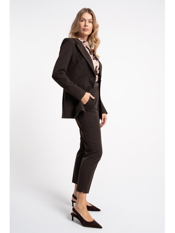 CLICK CLICK Σακάκι 70-999 Σκούρο καφέ Regular Fit