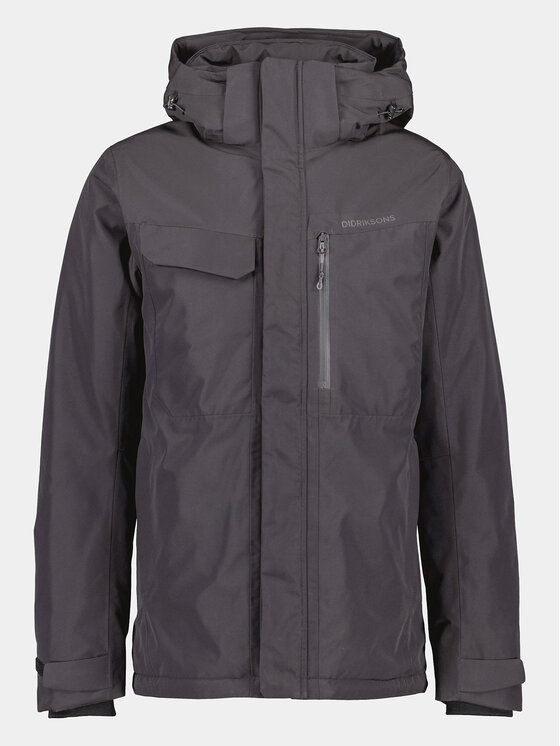 Didriksons Didriksons Žieminė striukė Stefan Usx Jkt 505041 Juoda Regular Fit