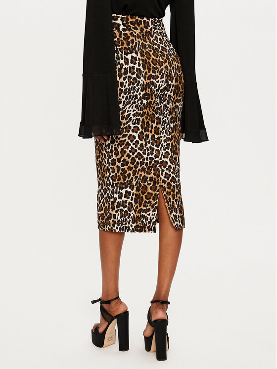 Elisabetta Franchi Elisabetta Franchi Ravno krilo GO-069-47E1-V380 Rjava Slim Fit