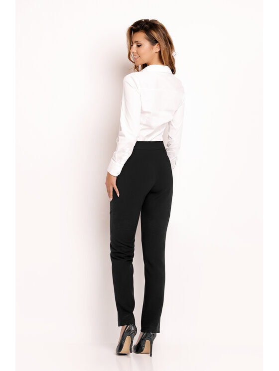 Awama Awama Dámske nohavice L033 Čierna Basic Fit