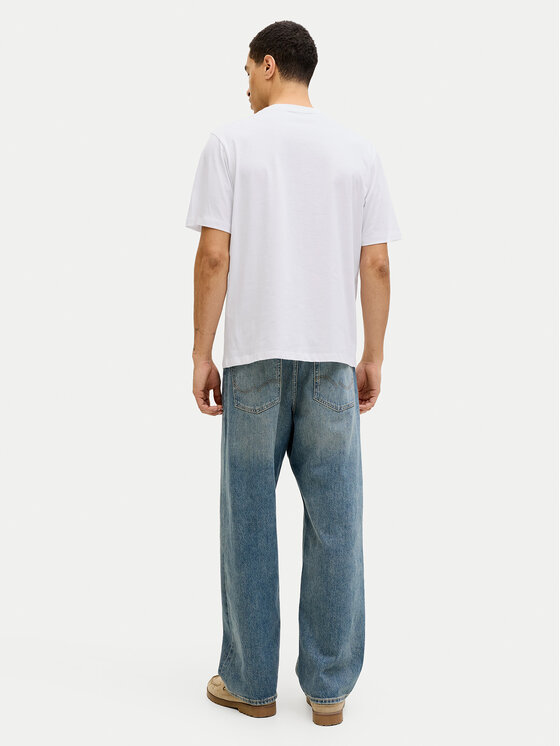 Jack & Jones Jack & Jones Majica Honolulu 12288088 Bela Regular Fit