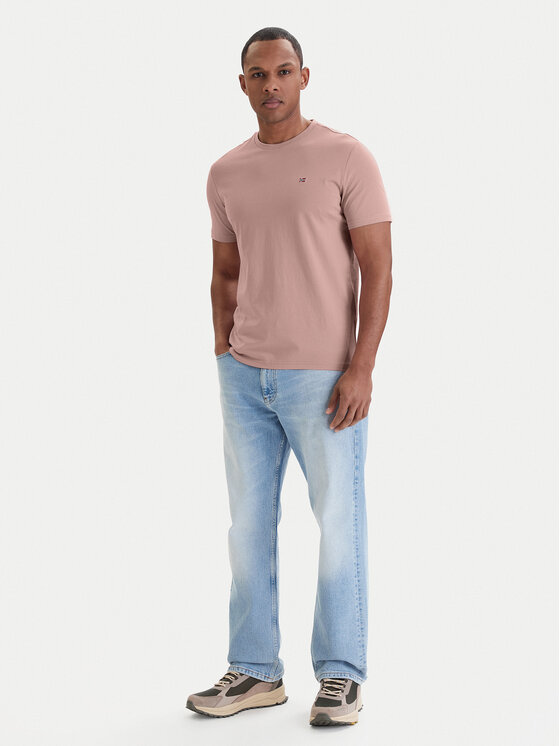 Napapijri Napapijri Тишърт Salis NP0A4H8D Розов Regular Fit
