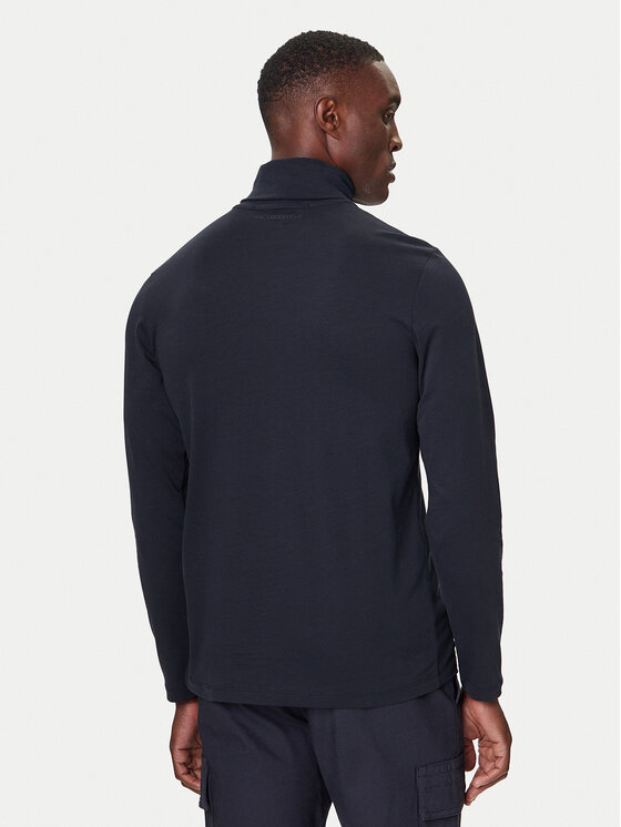 KARL LAGERFELD KARL LAGERFELD Golf 755023 554226 Granatowy Regular Fit