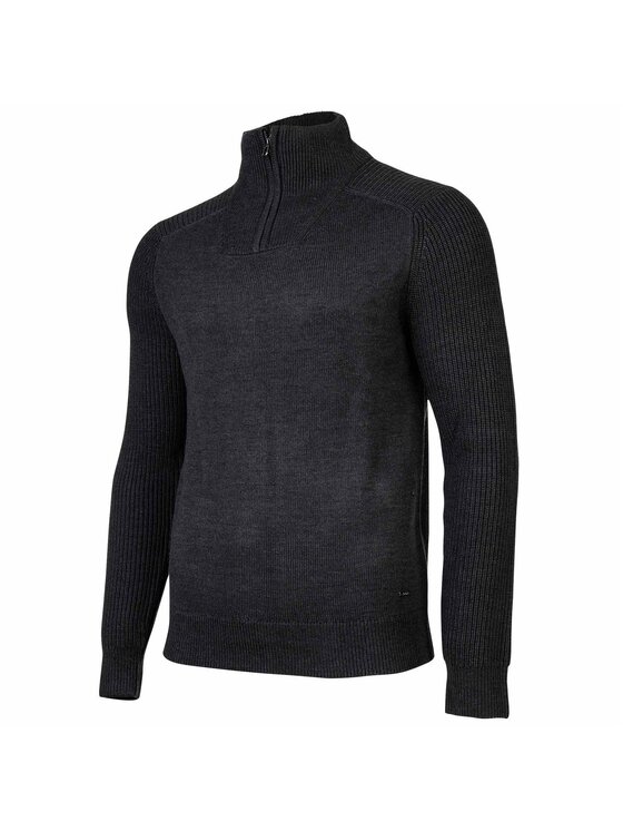 JOOP! JOOP! Sweter 27156 Szary Casual Fit