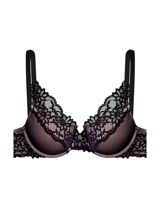 Esotiq Esotiq Biustonosz push-up 40173 Czarny