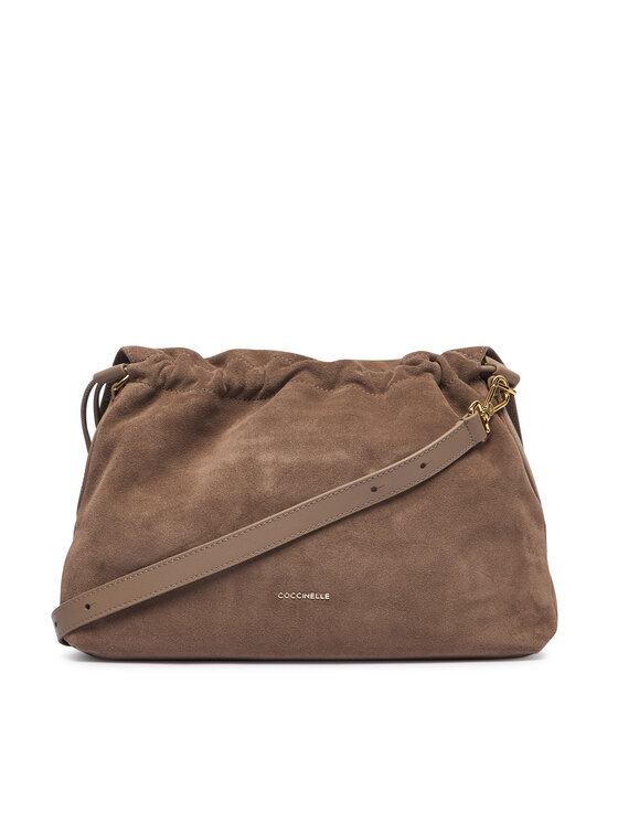 Coccinelle Coccinelle Torebka V9G Coccinellelidia Suede Bim E1 V9G 13 04 01 Beżowy ciemny