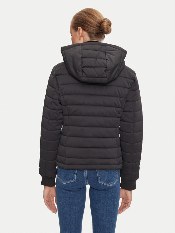 JDY JDY Vatovaná bunda Ebonie 15328268 Černá Regular Fit