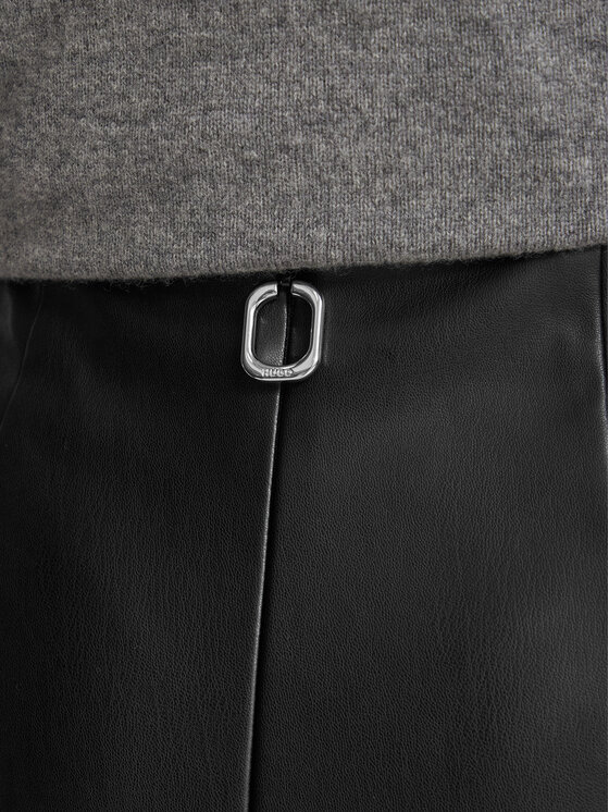 HUGO HUGO Gonna in similpelle Rabare-1 50571469 Nero Regular Fit