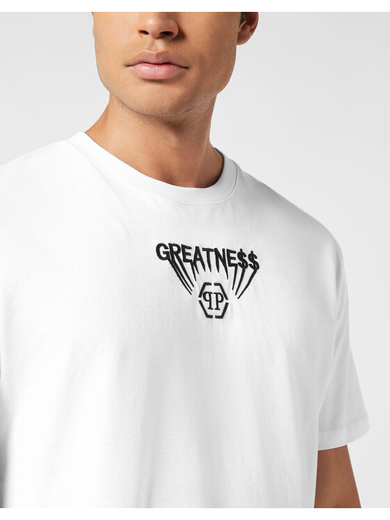 PHILIPP PLEIN PHILIPP PLEIN T-Shirt 26263 Biały Regular Fit