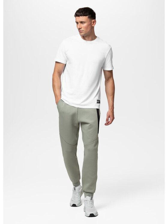 PITBULL PITBULL Spodnie dresowe DOGWOOD POCKET Szary Regular Fit