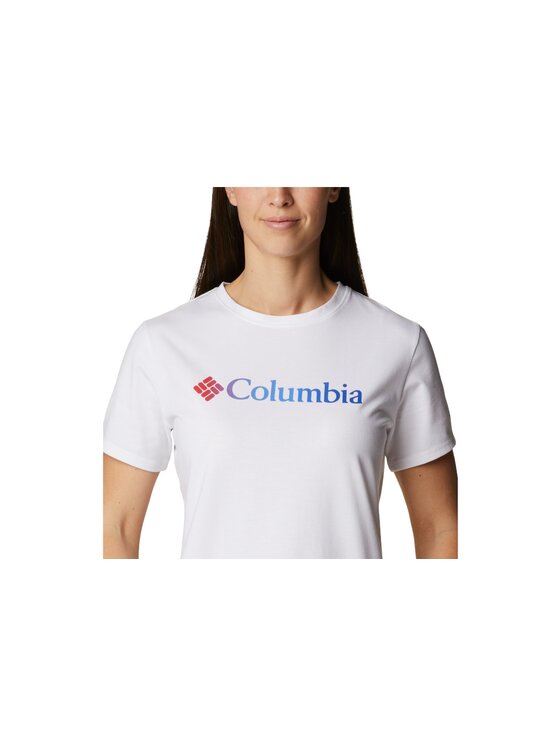 Columbia Columbia T-shirt Columbia Sun Trek W Graphic Tee Bianco Regular Fit