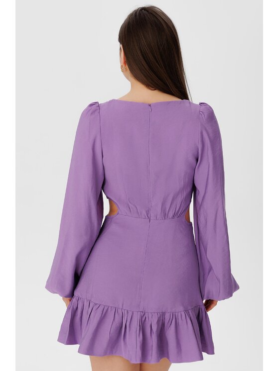 LAURELLA LAURELLA Každodenné šaty 4SS115 Fialová Regular Fit