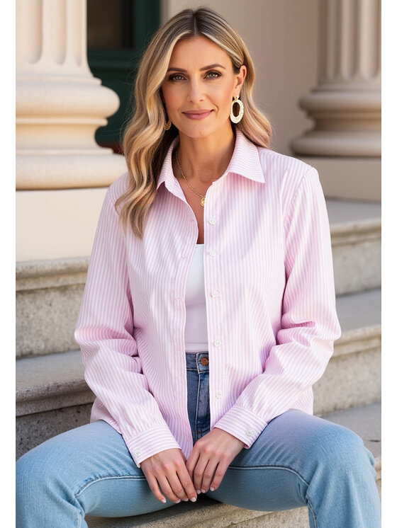FIGL FIGL Camicia M1174 Rosa Regular Fit