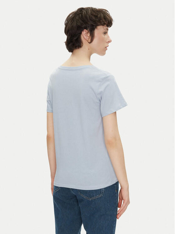 Pepe Jeans Pepe Jeans T-Shirt Macy PL506051 Niebieski Regular Fit