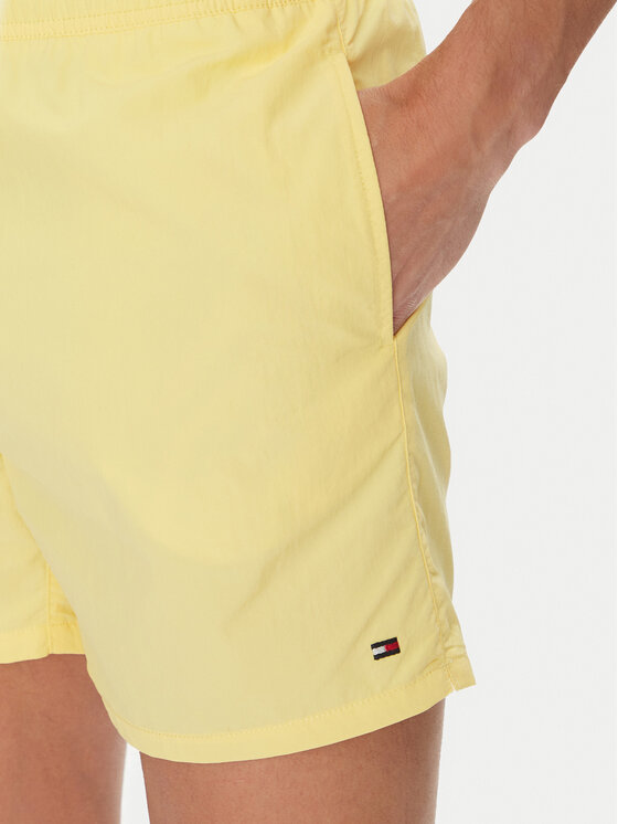 Tommy Hilfiger Tommy Hilfiger Szorty kąpielowe UM0UM03477 Żółty Regular Fit