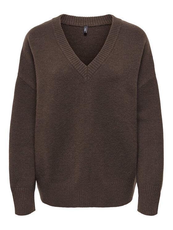 ONLY ONLY Džemper Mari 15360940 Smeđa Loose Fit